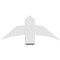 Ekena Millwork Bellingham Architectural Grade PVC Gable Bracket, 36"W x 15"H x 4"D x 6"F, 10/12 Pitch GBP036X15X0406BEL00 - alternate 3